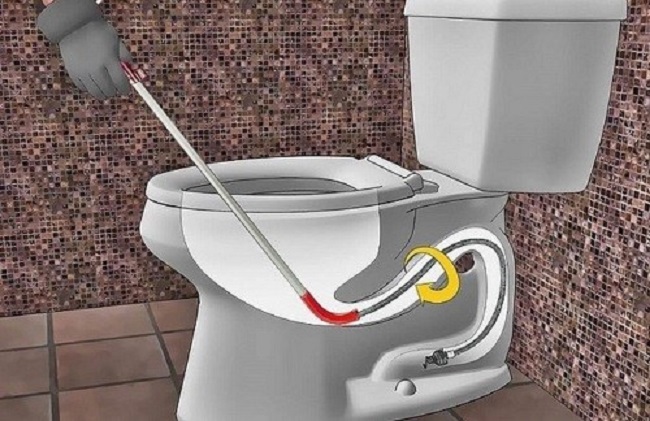 Dây thông cống lò xo đánh tan chất thải