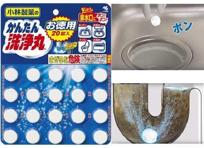 Viên thông bồn cầu giúp hòa tan chất thải