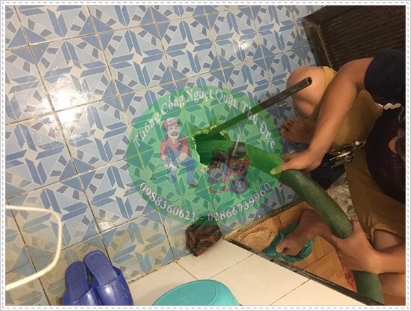 Thi công vệ sinh môi trường.