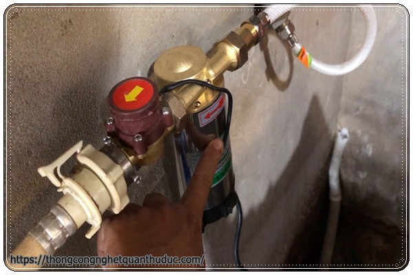 Quy trình lắp bơm tăng áp cho vòi sen